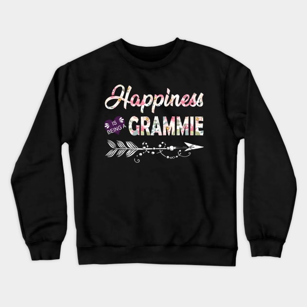 Happiness Is Being A Grammie Crewneck Sweatshirt by Damsin